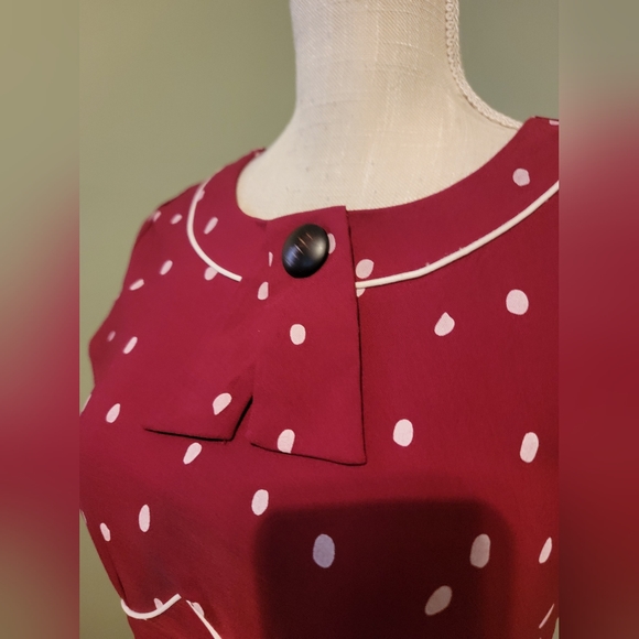 Gown Town Woman's Size Med Vintage Type Retro Dress Med - Picture 5 of 14